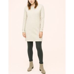 Lou & Grey Womens Dress Size S Cream Knit Long Sleeve Casual Comfy